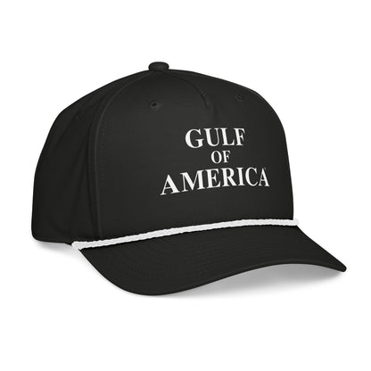 Gulf of America - Centered Message Hat - Premium Classic Rope Cap - Summer - Beach - USA - Patriotic - 4th of July - Gulf of America®