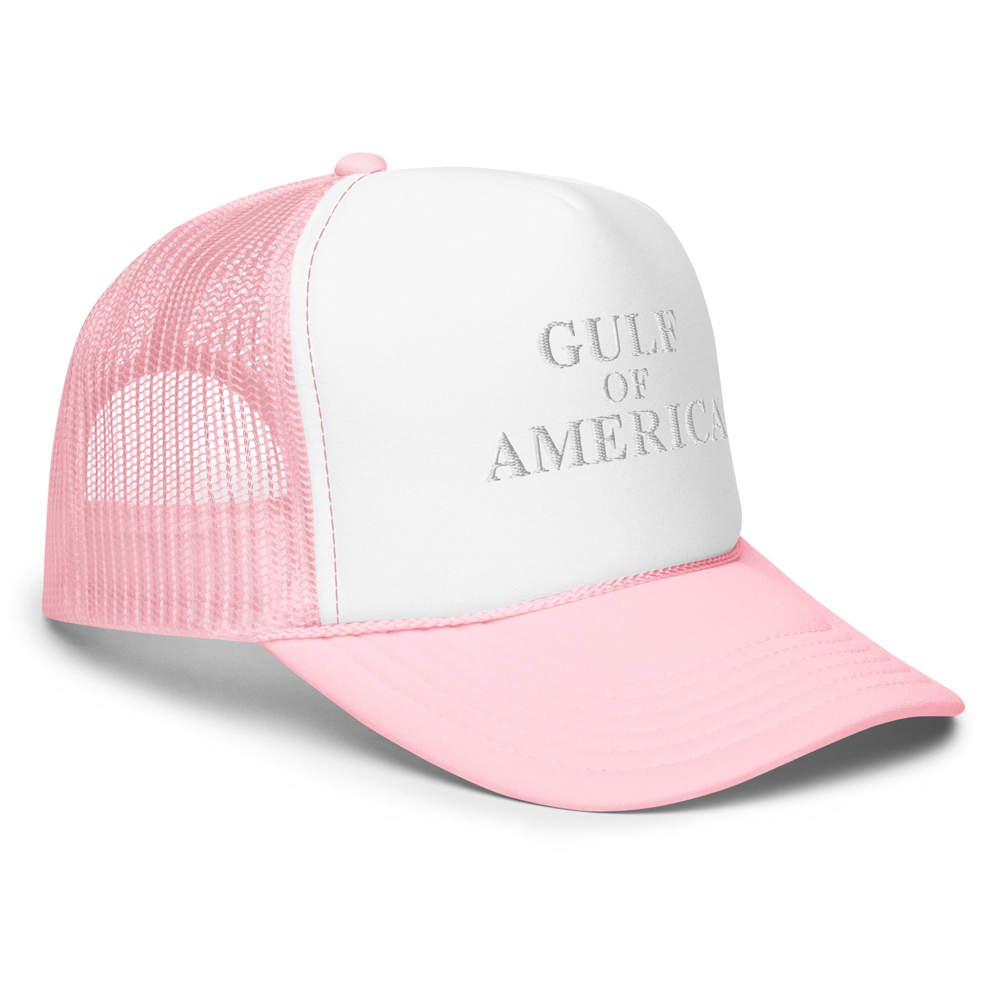 Gulf of America - Centered Message Hat - Premium Foam Trucker Cap - Summer - Beach - USA - Patriotic - 4th of July - Gulf of America®