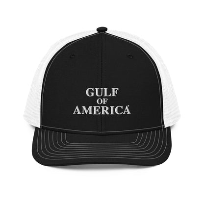 Gulf of America - Centered Message Hat - Premium Modern Trucker Cap - Summer - Beach - USA - Patriotic - 4th of July - Gulf of America®