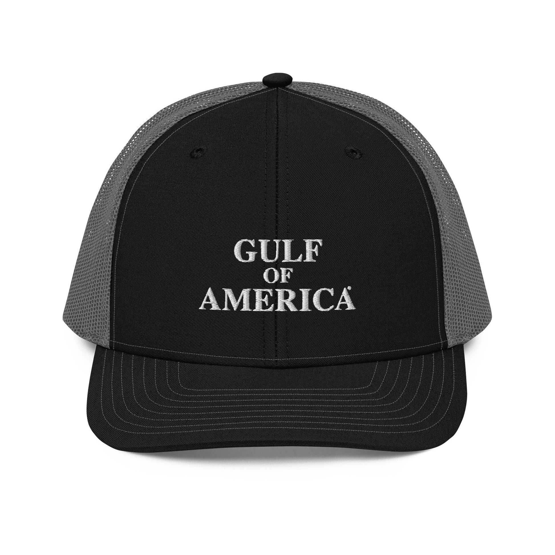 Gulf of America - Centered Message Hat - Premium Modern Trucker Cap - Summer - Beach - USA - Patriotic - 4th of July - Gulf of America®