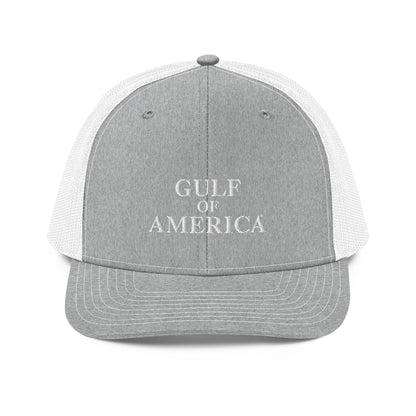 Gulf of America - Centered Message Hat - Premium Modern Trucker Cap - Summer - Beach - USA - Patriotic - 4th of July - Gulf of America®