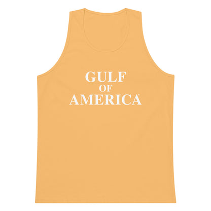 Gulf of America - Centered Message Tank Top - Premium T Shirt - Summer - Beach - USA - Patriotic - 4th of July - Gulf of America®