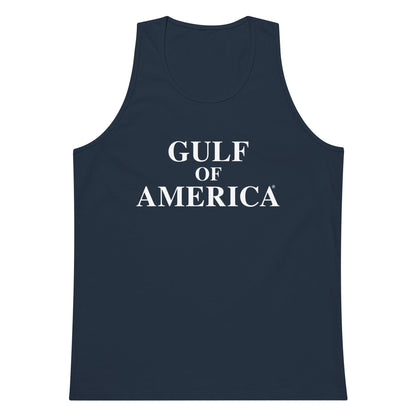 Gulf of America - Centered Message Tank Top - Premium T Shirt - Summer - Beach - USA - Patriotic - 4th of July - Gulf of America®
