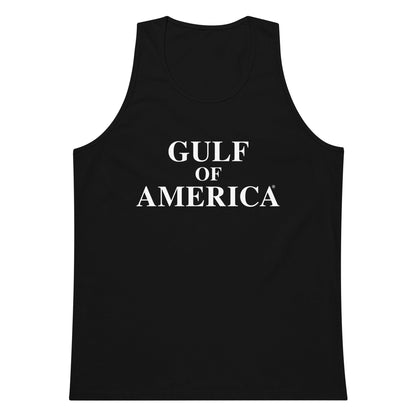Gulf of America - Centered Message Tank Top - Premium T Shirt - Summer - Beach - USA - Patriotic - 4th of July - Gulf of America®