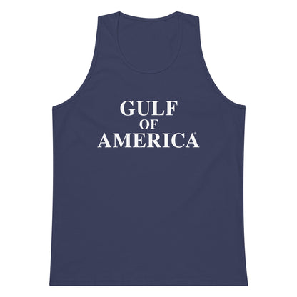 Gulf of America - Centered Message Tank Top - Premium T Shirt - Summer - Beach - USA - Patriotic - 4th of July - Gulf of America®