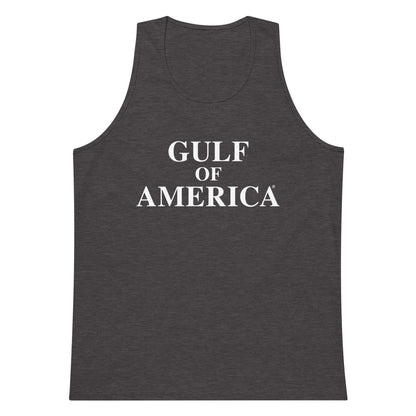 Gulf of America - Centered Message Tank Top - Premium T Shirt - Summer - Beach - USA - Patriotic - 4th of July - Gulf of America®