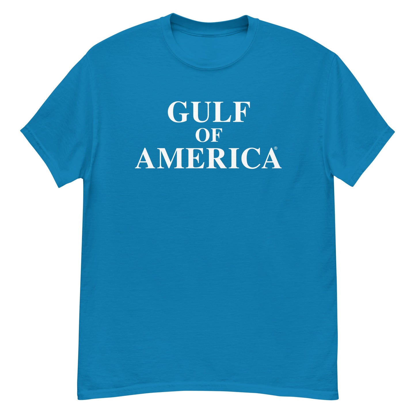 Gulf of America - Centered Message Tee - Premium T Shirt - Summer - Beach - USA - Patriotic - 4th of July - Gulf of America®