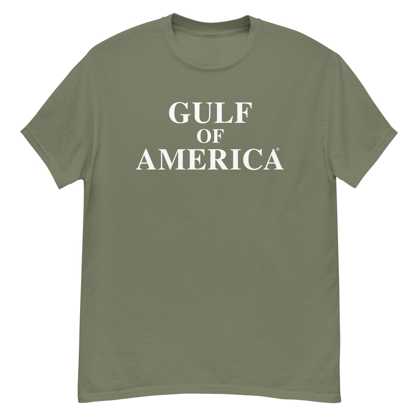 Gulf of America - Centered Message Tee - Premium T Shirt - Summer - Beach - USA - Patriotic - 4th of July - Gulf of America®