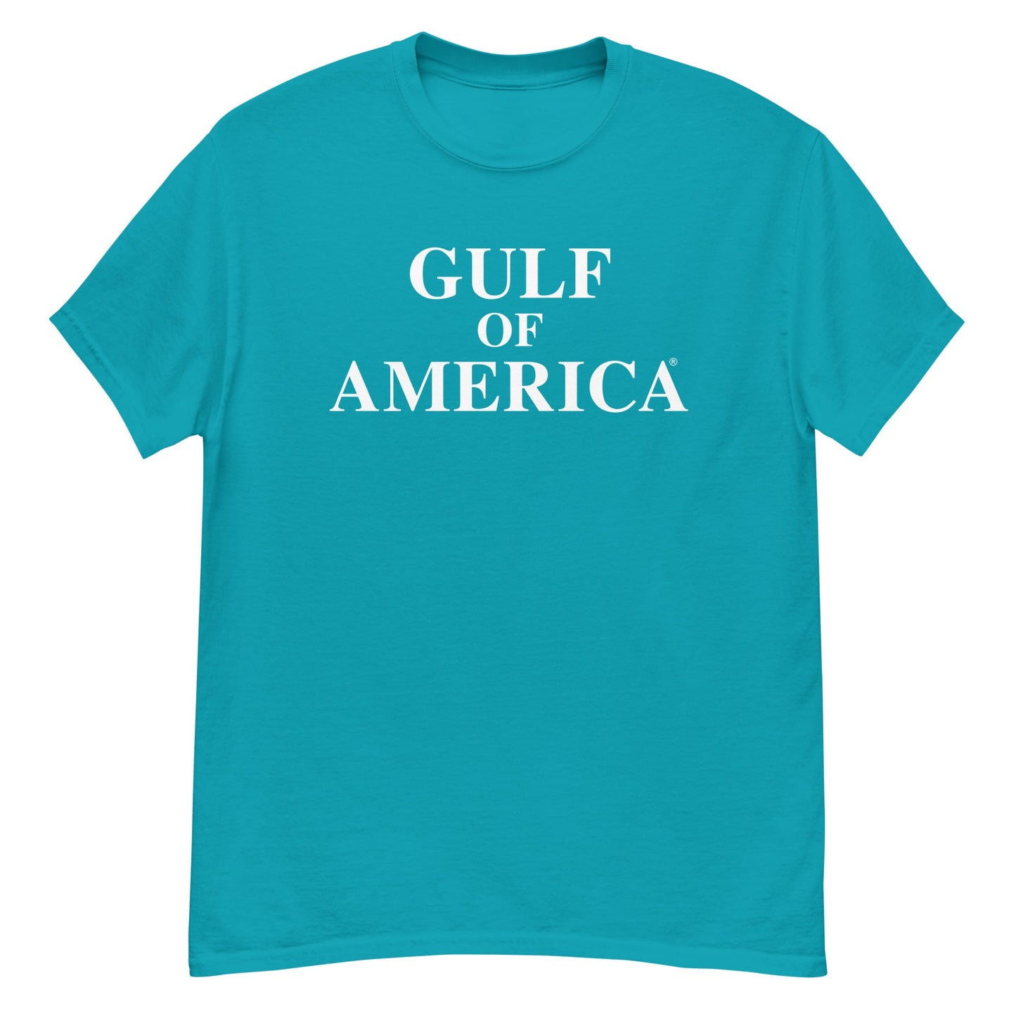 Gulf of America - Centered Message Tee - Premium T Shirt - Summer - Beach - USA - Patriotic - 4th of July - Gulf of America®