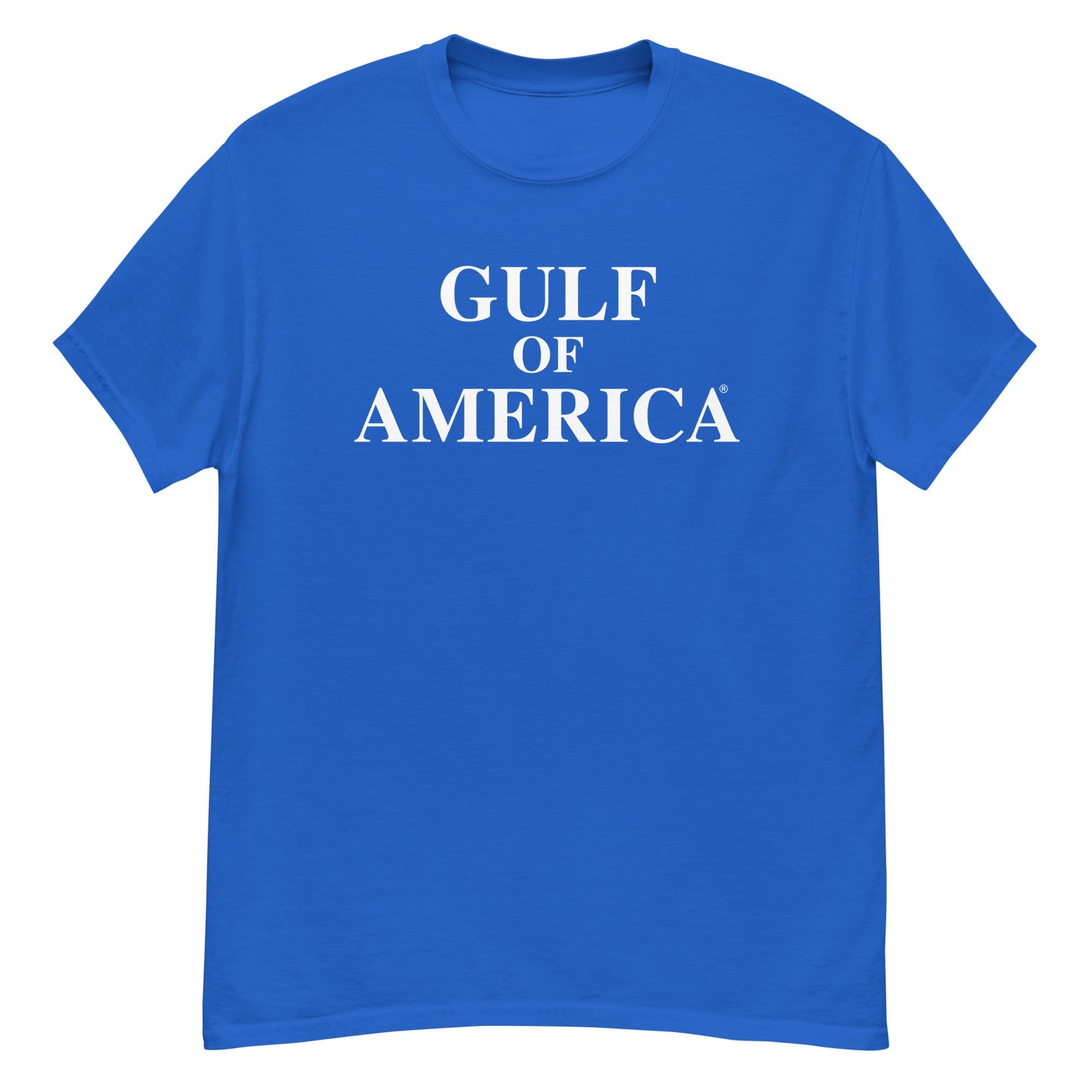 Gulf of America - Centered Message Tee - Premium T Shirt - Summer - Beach - USA - Patriotic - 4th of July - Gulf of America®