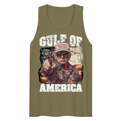 Gulf of America - Coast Commander Tank – Premium Tank Top Shirt - Summer - Beach - USA - Patriotic - 4th of July - Gulf of America®