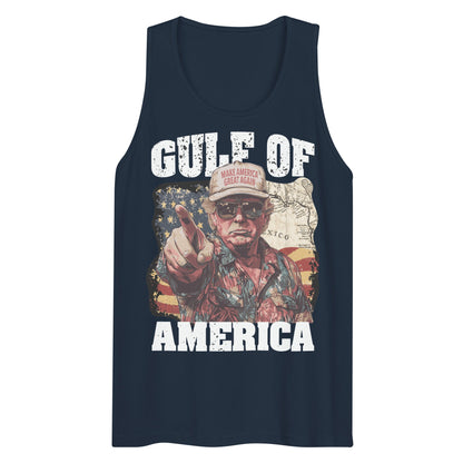 Gulf of America - Coast Commander Tank – Premium Tank Top Shirt - Summer - Beach - USA - Patriotic - 4th of July - Gulf of America®