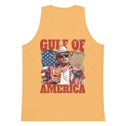 Gulf of America - Cold One Commander Tank – Premium Tank Top Shirt - Summer - Beach - USA - Patriotic - 4th of July - Gulf of America®