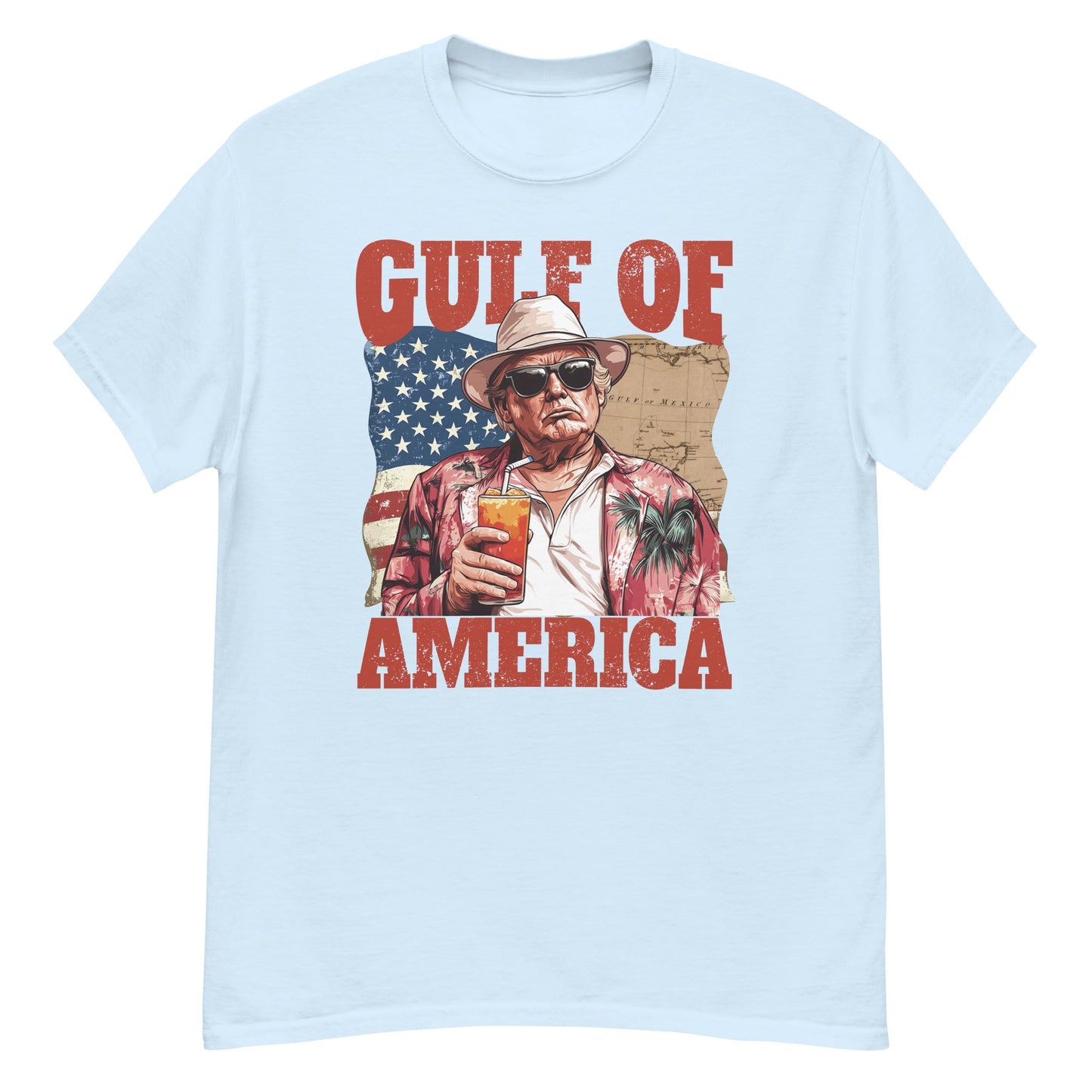 Gulf of America - Cold One Commander Tee – Premium T Shirt - Summer - Beach - USA - Patriotic - 4th of July - Gulf of America®