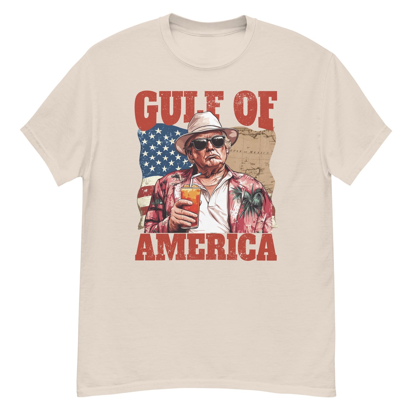 Gulf of America - Cold One Commander Tee – Premium T Shirt - Summer - Beach - USA - Patriotic - 4th of July - Gulf of America®