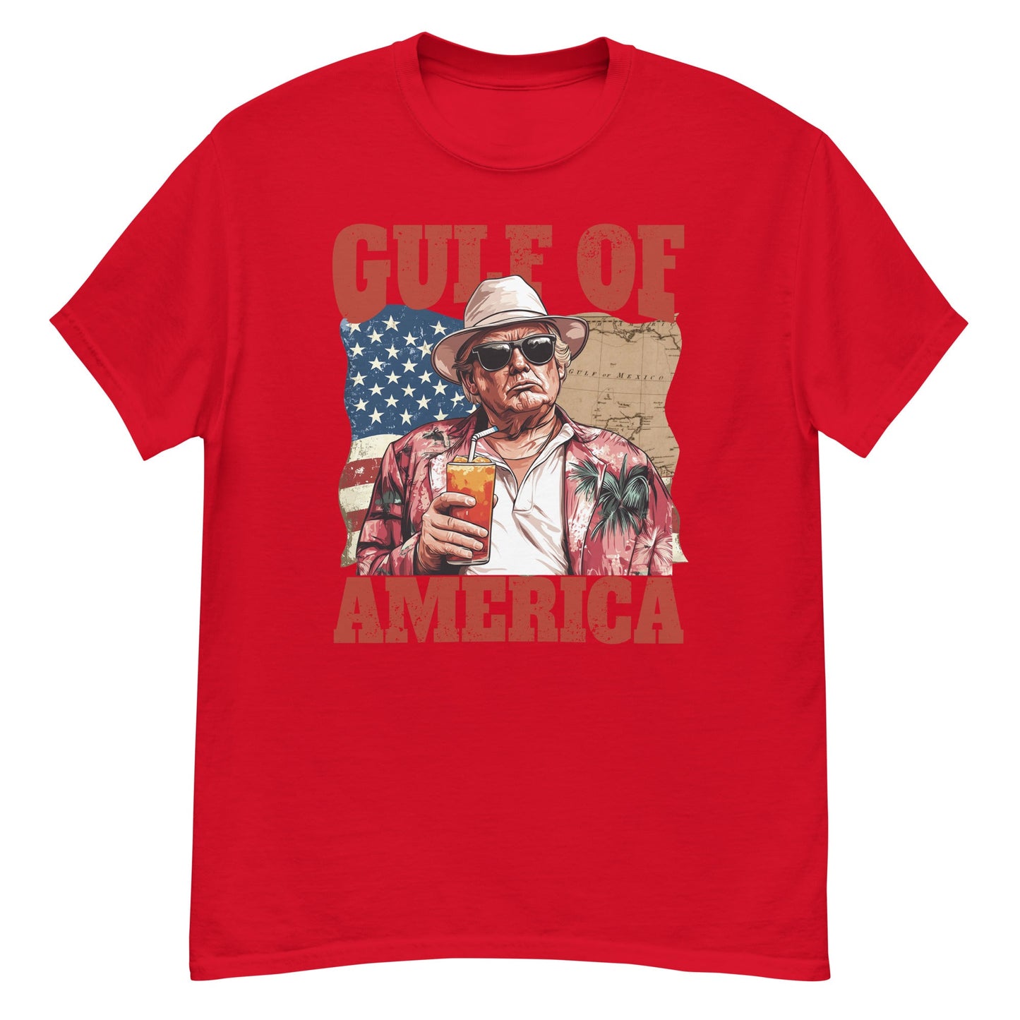 Gulf of America - Cold One Commander Tee – Premium T Shirt - Summer - Beach - USA - Patriotic - 4th of July - Gulf of America®