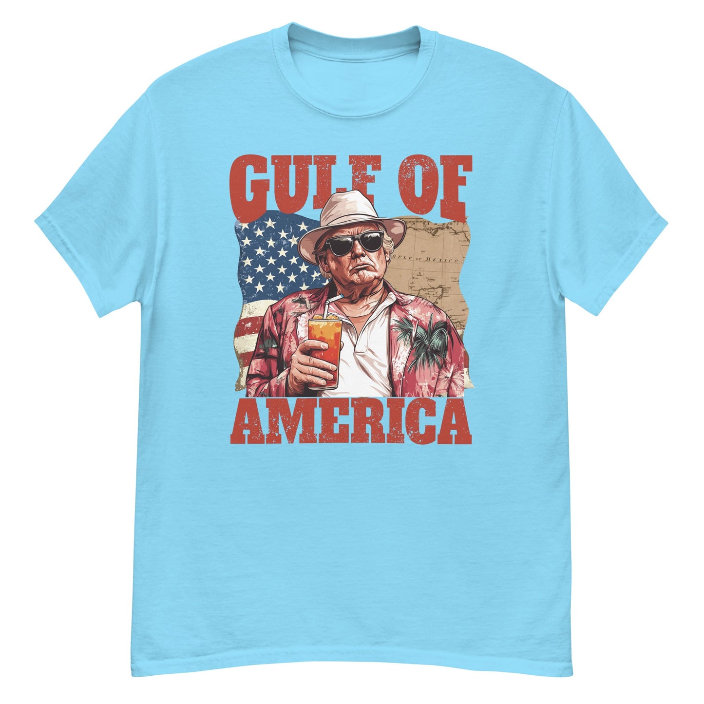 Gulf of America - Cold One Commander Tee – Premium T Shirt - Summer - Beach - USA - Patriotic - 4th of July - Gulf of America®