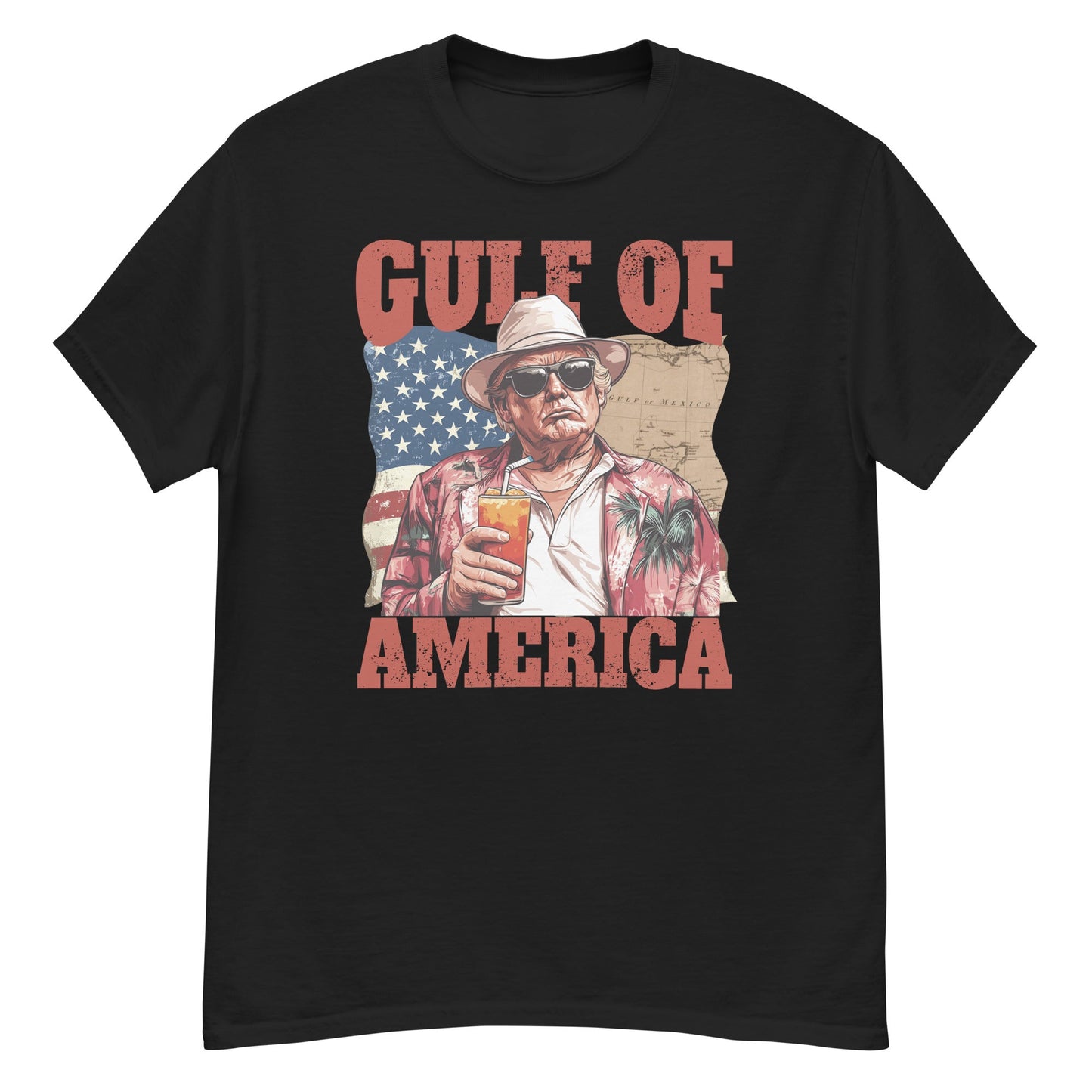 Gulf of America - Cold One Commander Tee – Premium T Shirt - Summer - Beach - USA - Patriotic - 4th of July - Gulf of America®