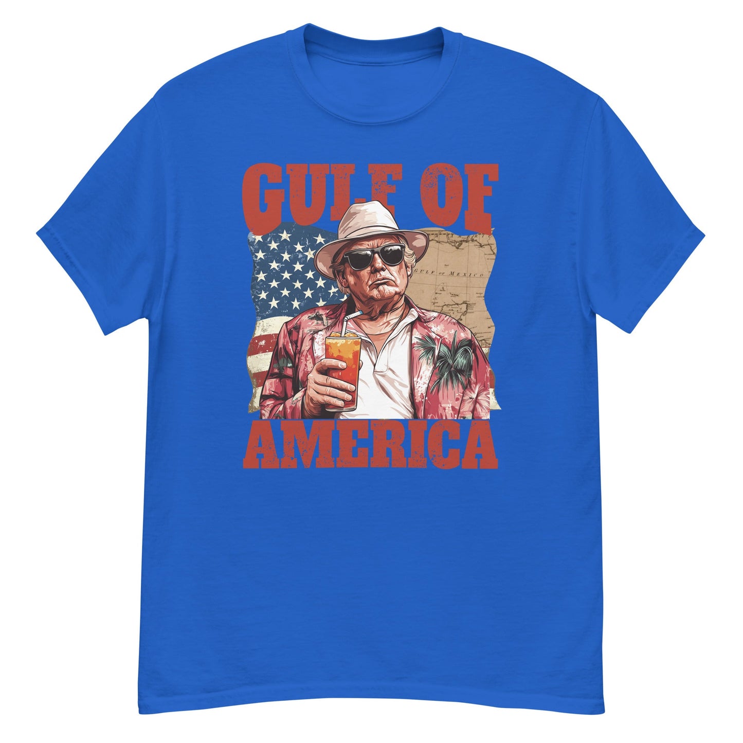 Gulf of America - Cold One Commander Tee – Premium T Shirt - Summer - Beach - USA - Patriotic - 4th of July - Gulf of America®