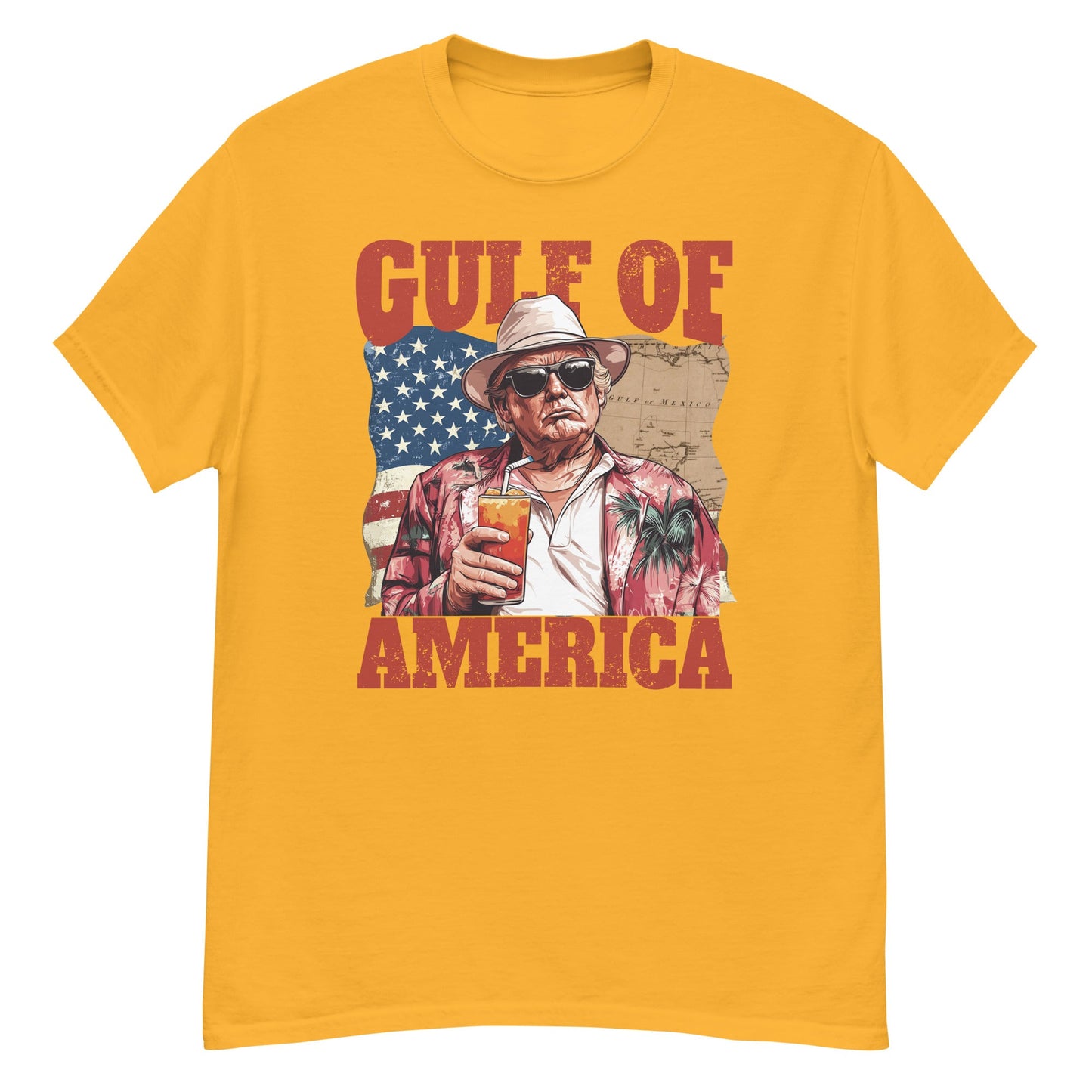 Gulf of America - Cold One Commander Tee – Premium T Shirt - Summer - Beach - USA - Patriotic - 4th of July - Gulf of America®