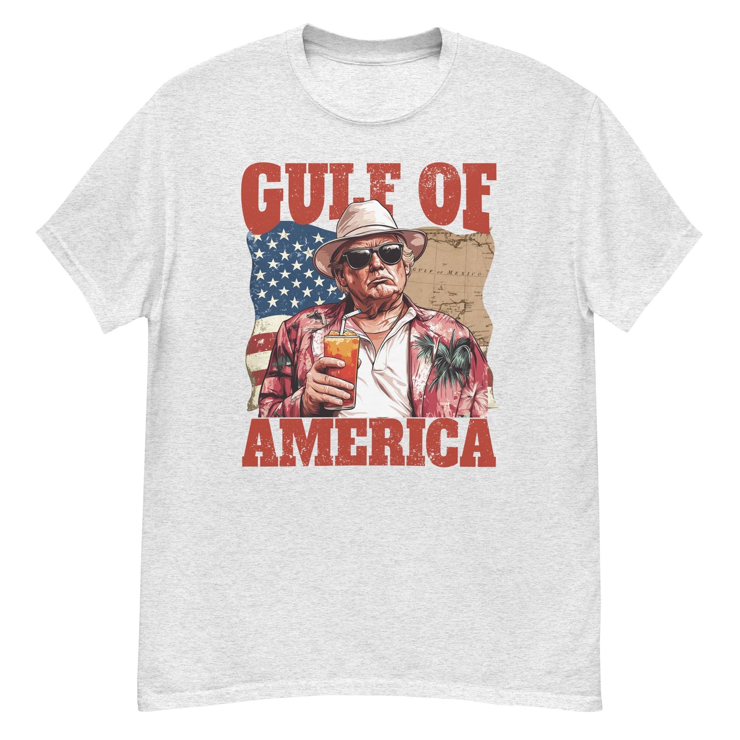 Gulf of America - Cold One Commander Tee – Premium T Shirt - Summer - Beach - USA - Patriotic - 4th of July - Gulf of America®
