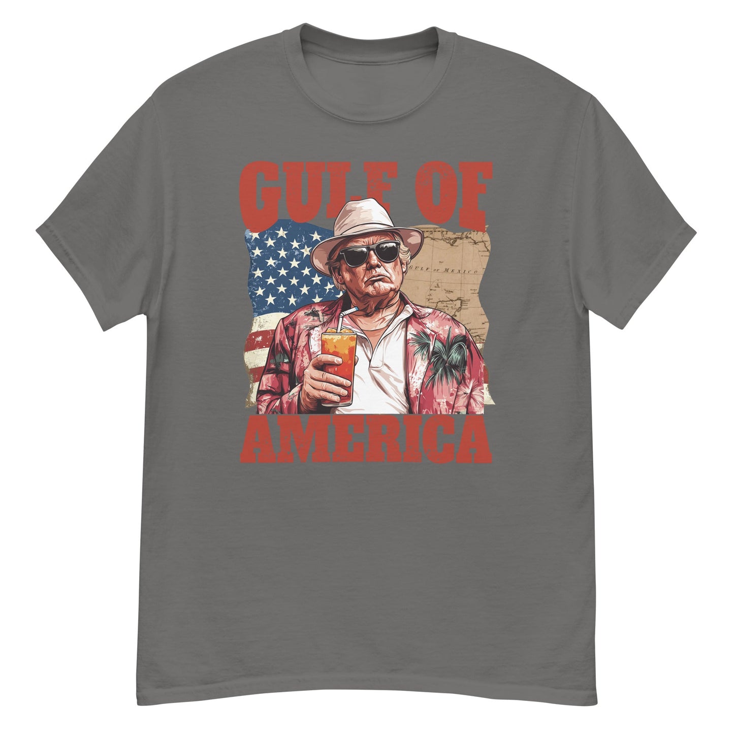 Gulf of America - Cold One Commander Tee – Premium T Shirt - Summer - Beach - USA - Patriotic - 4th of July - Gulf of America®