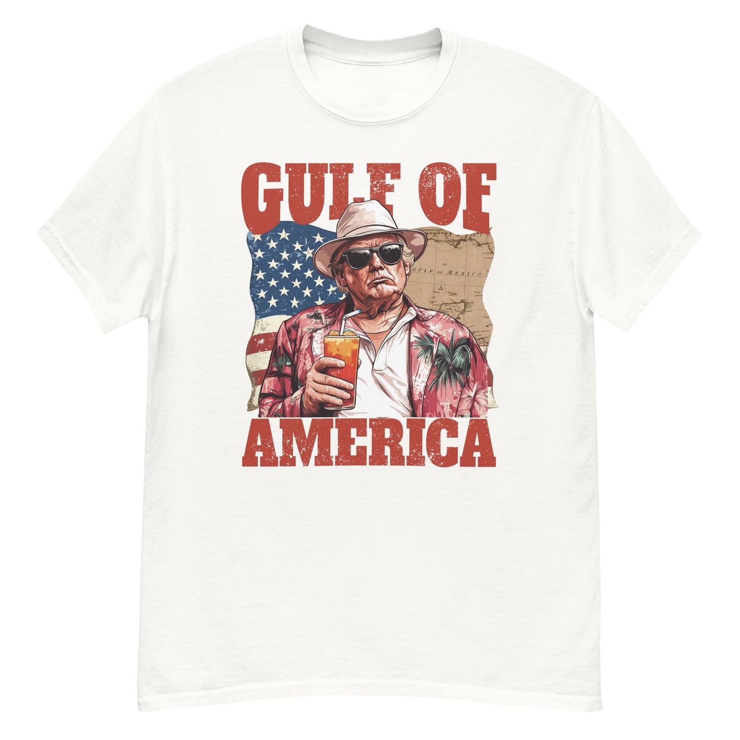 Gulf of America - Cold One Commander Tee – Premium T Shirt - Summer - Beach - USA - Patriotic - 4th of July - Gulf of America®