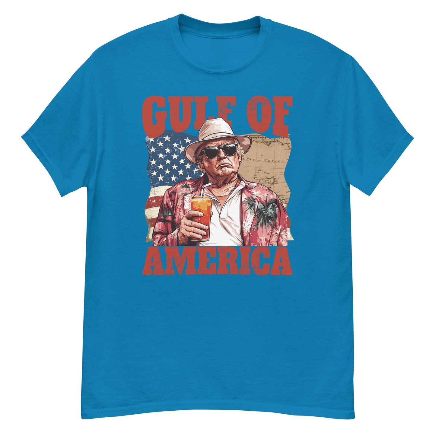 Gulf of America - Cold One Commander Tee – Premium T Shirt - Summer - Beach - USA - Patriotic - 4th of July - Gulf of America®