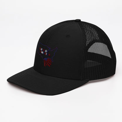 Gulf of America - Continental Pride Hat – Map & Flag Edition - Premium Modern Trucker Cap - Summer - Beach - USA - Patriotic - 4th of July - Gulf of America®