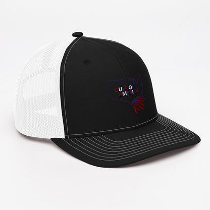 Gulf of America - Continental Pride Hat – Map & Flag Edition - Premium Modern Trucker Cap - Summer - Beach - USA - Patriotic - 4th of July - Gulf of America®