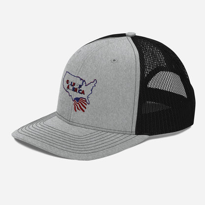 Gulf of America - Continental Pride Hat – Map & Flag Edition - Premium Modern Trucker Cap - Summer - Beach - USA - Patriotic - 4th of July - Gulf of America®