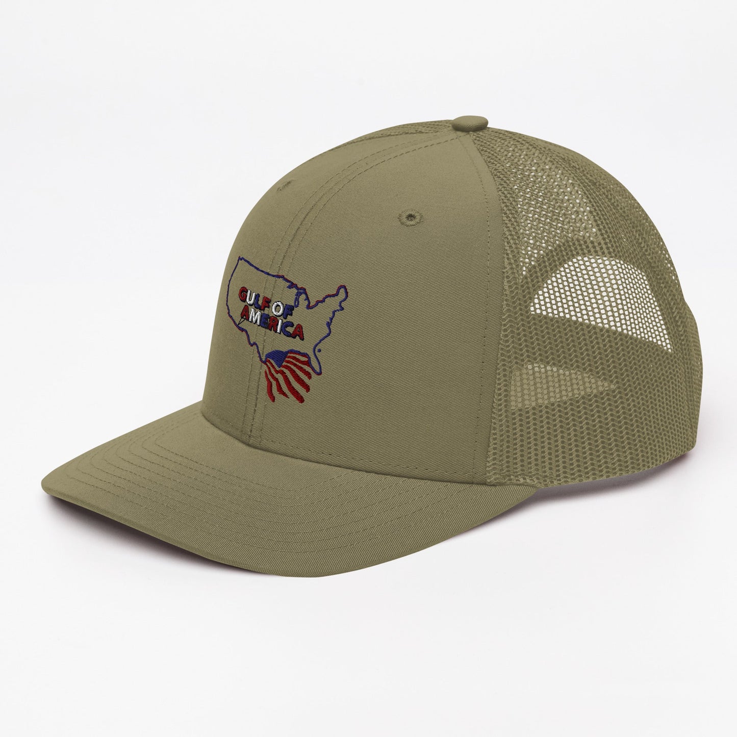 Gulf of America - Continental Pride Hat – Map & Flag Edition - Premium Modern Trucker Cap - Summer - Beach - USA - Patriotic - 4th of July - Gulf of America®