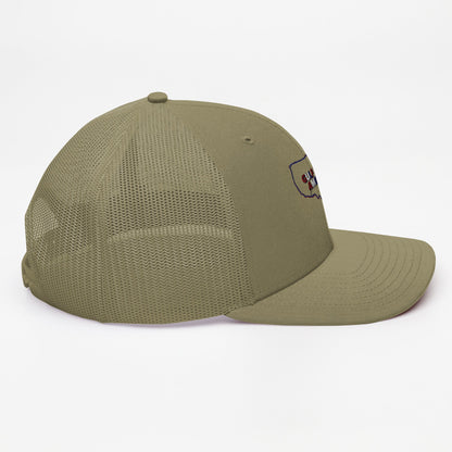 Gulf of America - Continental Pride Hat – Map & Flag Edition - Premium Modern Trucker Cap - Summer - Beach - USA - Patriotic - 4th of July - Gulf of America®