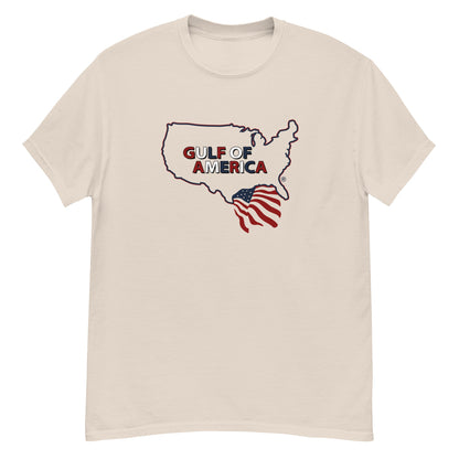 Gulf of America - Continental Pride Tee – Map & Flag Edition - Premium T Shirt - Summer - Beach - USA - Patriotic - 4th of July - Gulf of America®