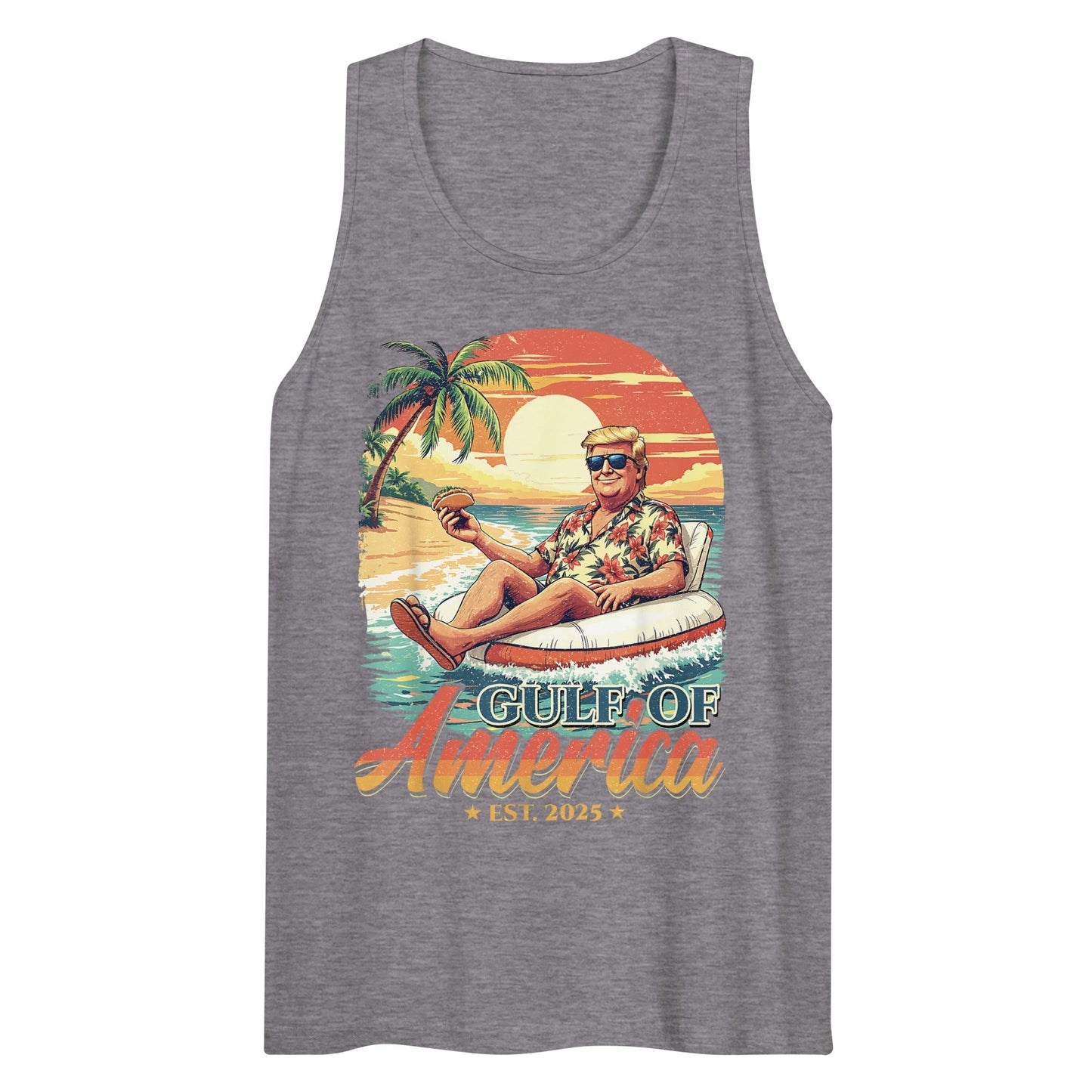 Gulf of America - Float Commander Tank – Premium Tank Top Shirt - Summer - Beach - USA - Patriotic - 4th of July - Gulf of America®
