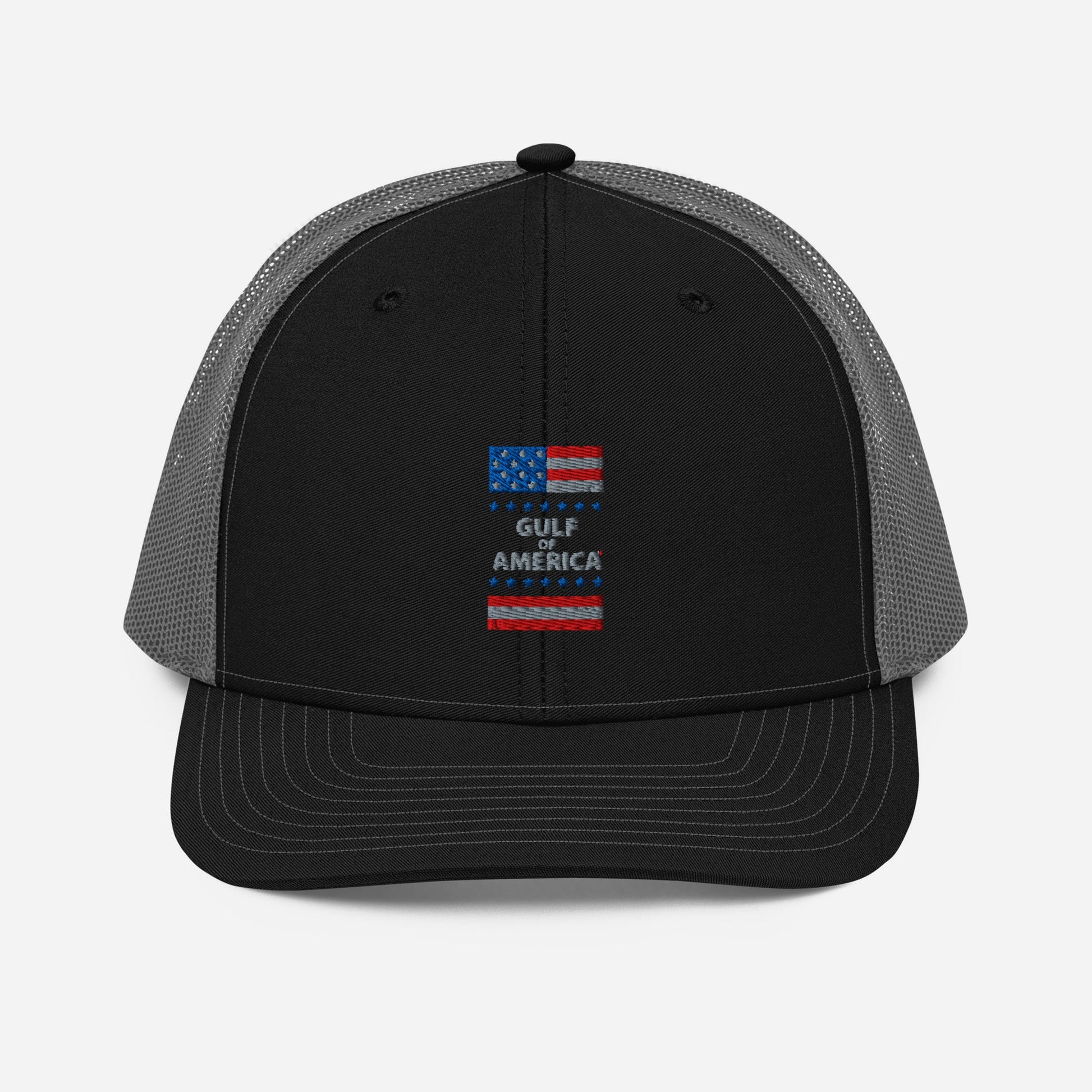 Gulf of America - Patriotic Surrounding Hat – Premium Modern Trucker Cap - Summer - Beach - USA - Patriotic - 4th of July - Gulf of America®