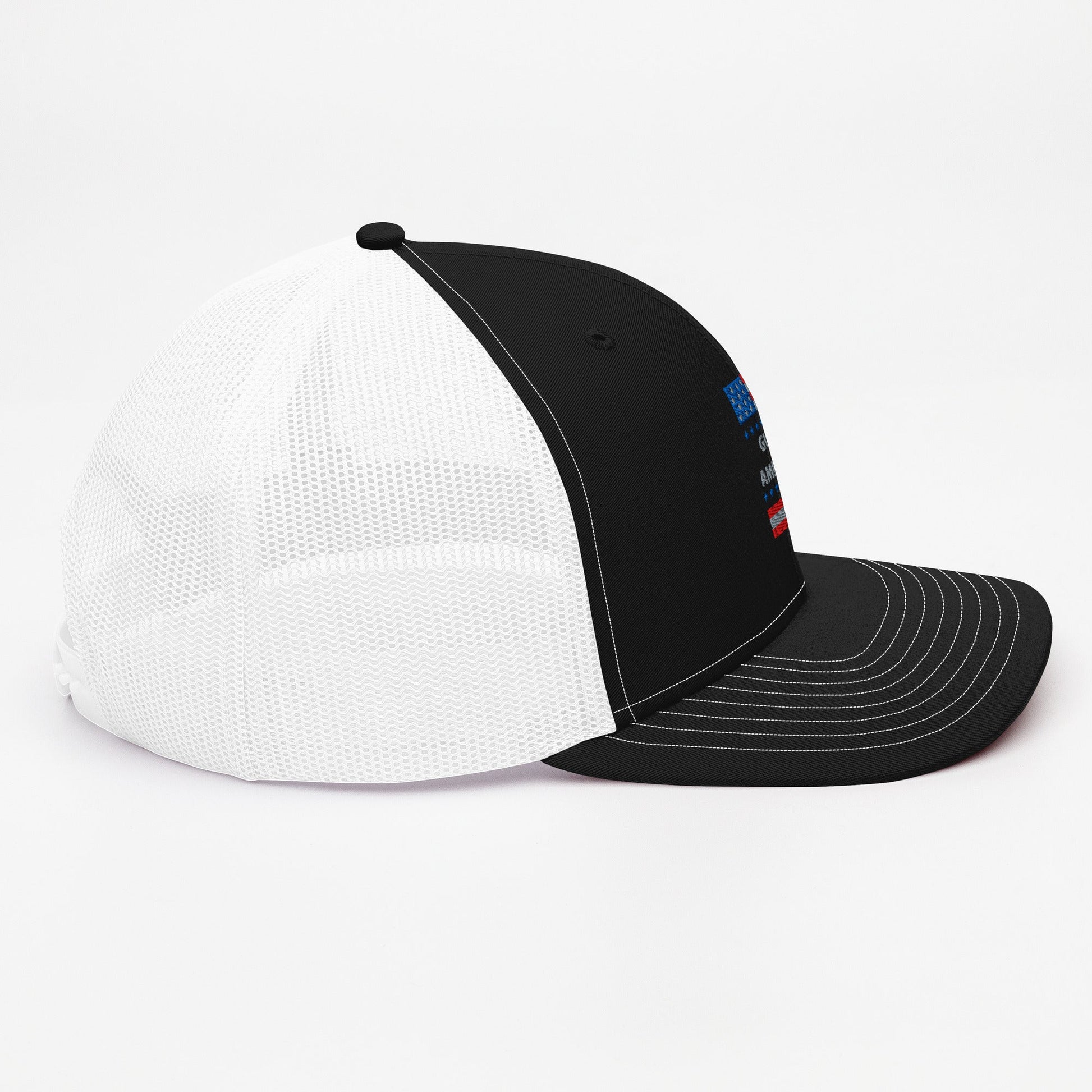 Gulf of America - Patriotic Surrounding Hat – Premium Modern Trucker Cap - Summer - Beach - USA - Patriotic - 4th of July - Gulf of America®
