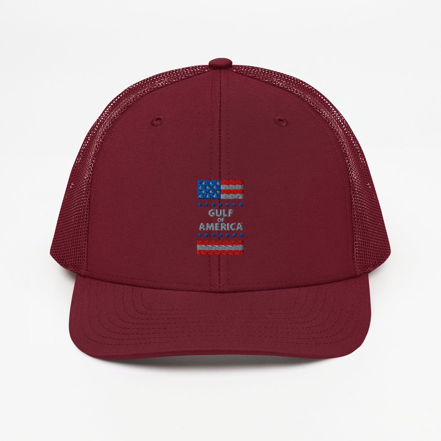 Gulf of America - Patriotic Surrounding Hat – Premium Modern Trucker Cap - Summer - Beach - USA - Patriotic - 4th of July - Gulf of America®