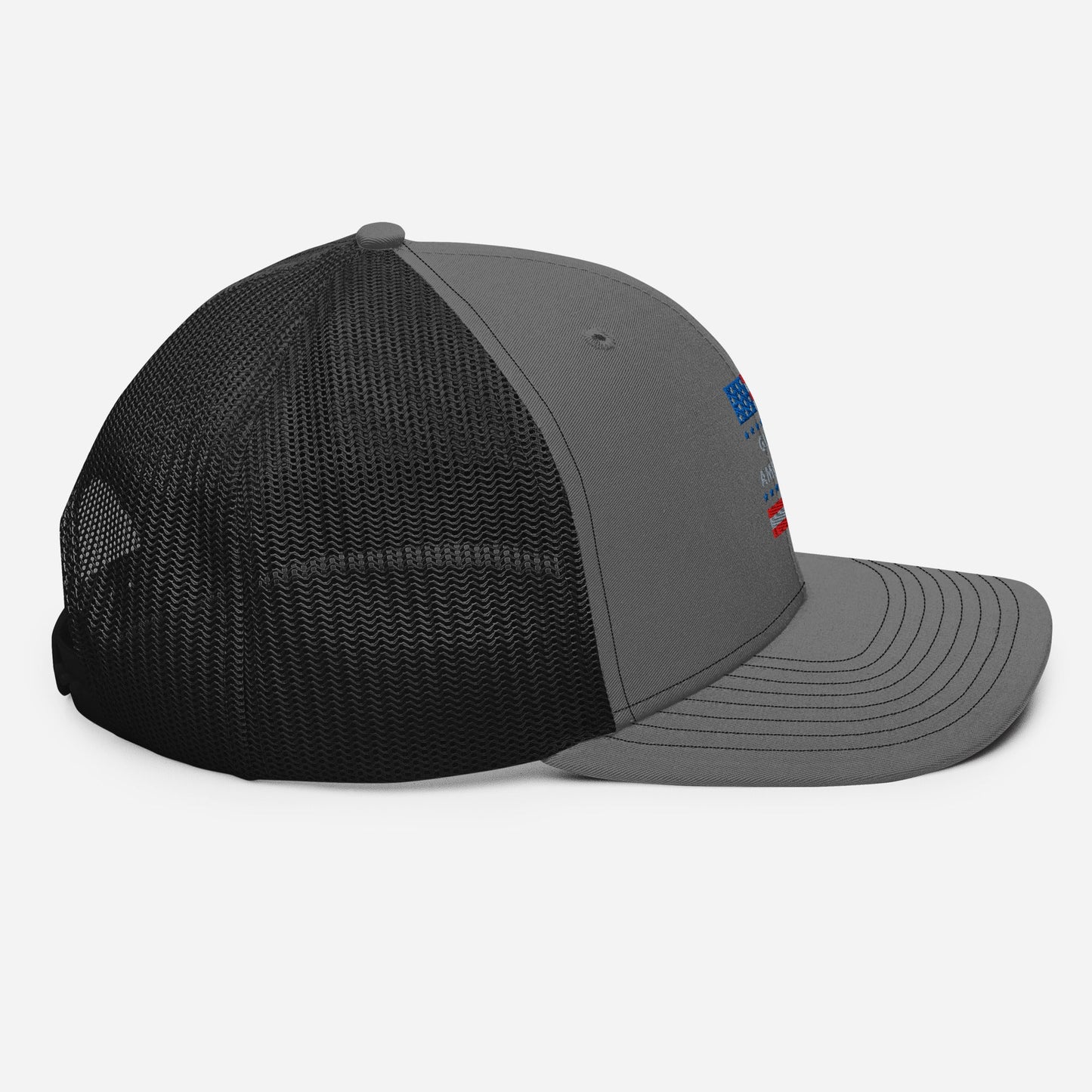 Gulf of America - Patriotic Surrounding Hat – Premium Modern Trucker Cap - Summer - Beach - USA - Patriotic - 4th of July - Gulf of America®