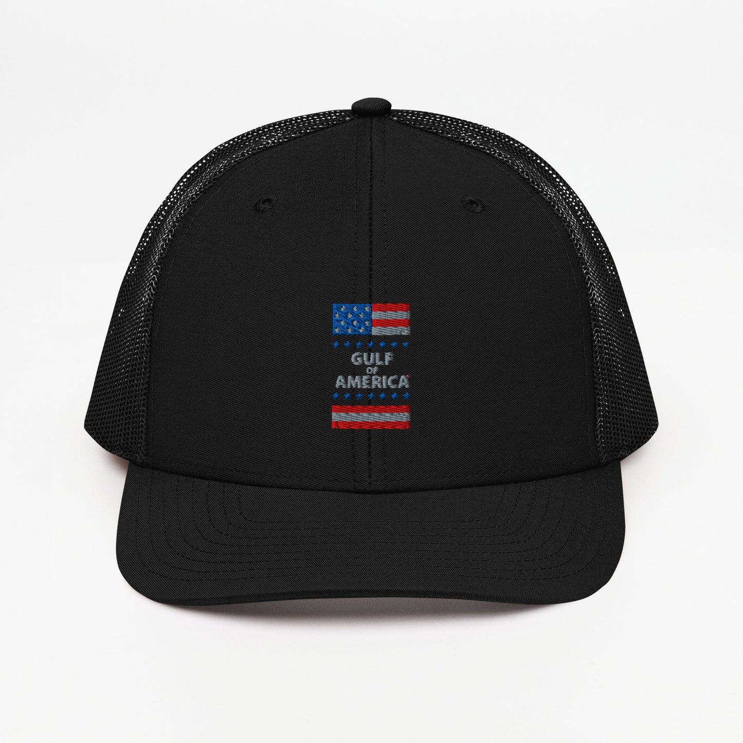 Gulf of America - Patriotic Surrounding Hat – Premium Modern Trucker Cap - Summer - Beach - USA - Patriotic - 4th of July - Gulf of America®