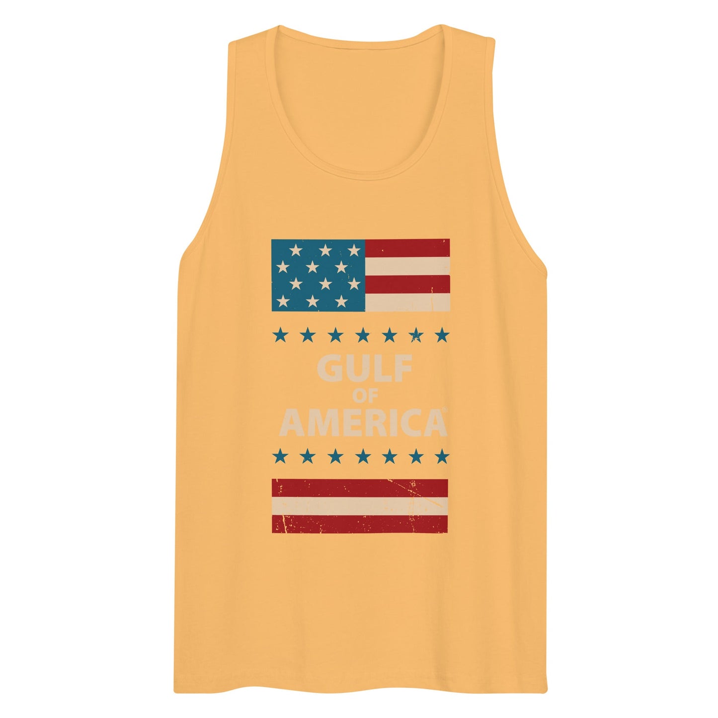 Gulf of America - Patriotic Surrounding Tank Top – Premium T Shirt - Summer - Beach - USA - Patriotic - 4th of July - Gulf of America®