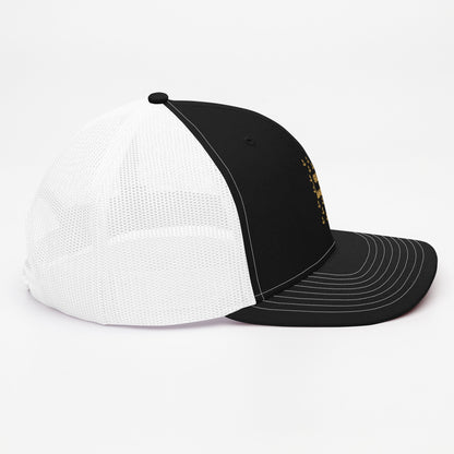 Gulf of America - Sea of Anchors Hat – Premium Modern Trucker Cap - Summer - Beach - USA - Patriotic - 4th of July - Gulf of America®