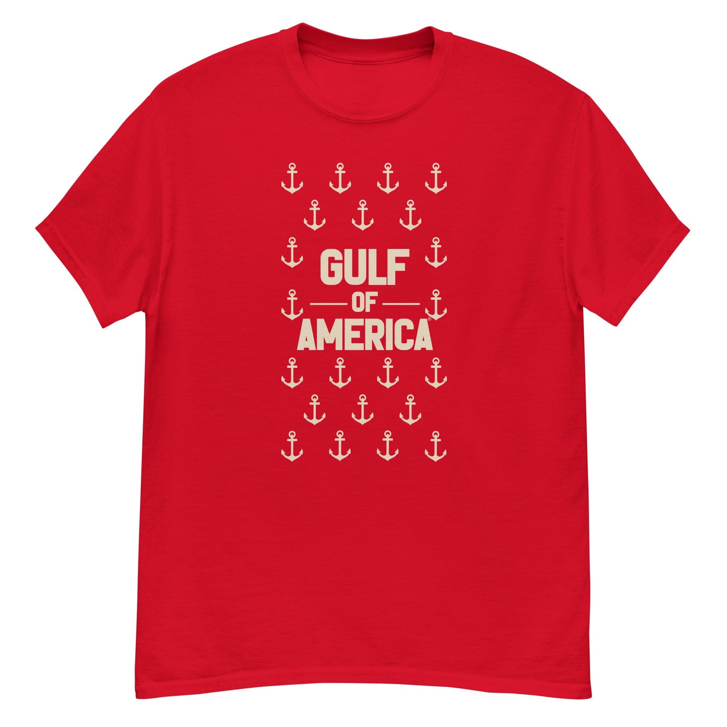 Gulf of America - Sea of Anchors Tee – Premium T Shirt - Summer - Beach - USA - Patriotic - 4th of July - Gulf of America®