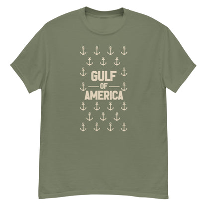 Gulf of America - Sea of Anchors Tee – Premium T Shirt - Summer - Beach - USA - Patriotic - 4th of July - Gulf of America®