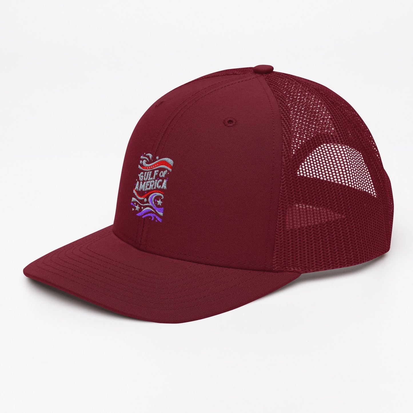 Gulf of America - Streamers and Stars Hat – Premium Modern Trucker Cap - Summer - Beach - USA - Patriotic - 4th of July - Gulf of America®