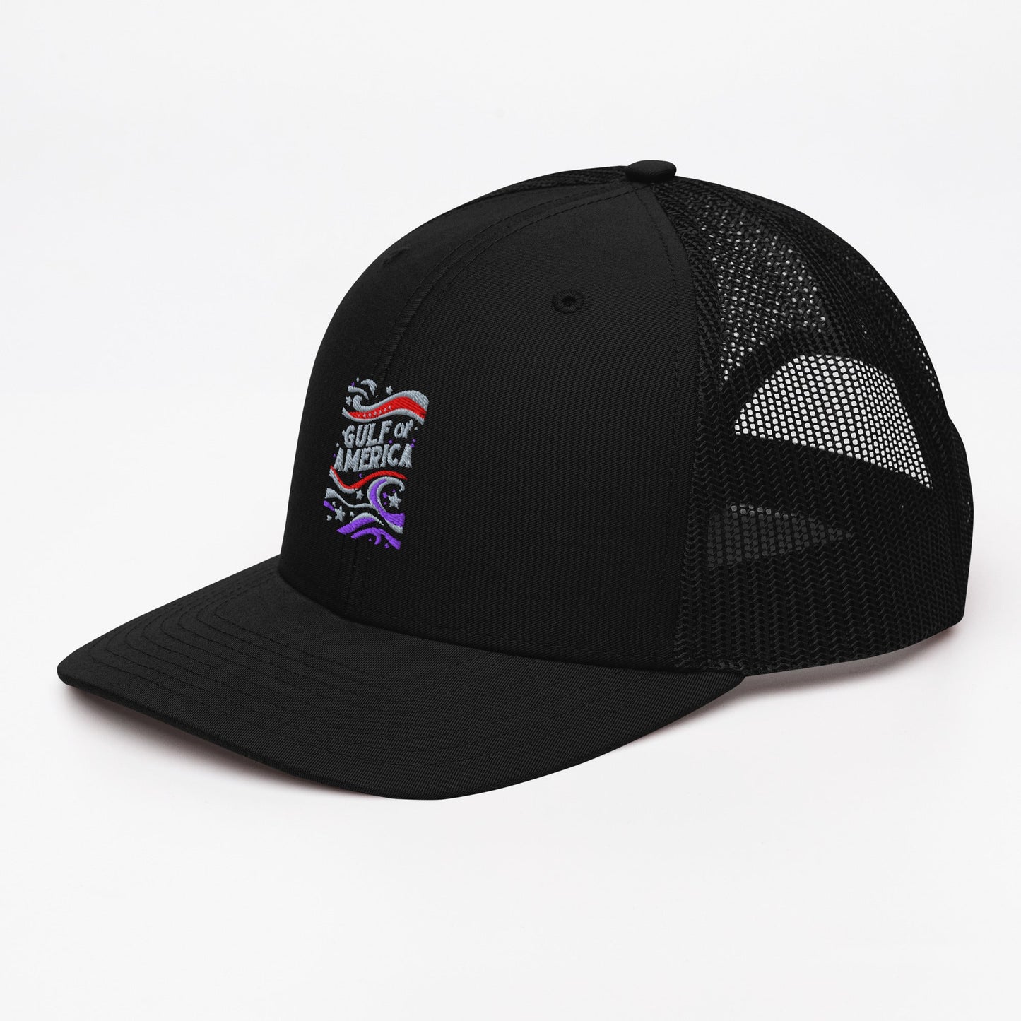Gulf of America - Streamers and Stars Hat – Premium Modern Trucker Cap - Summer - Beach - USA - Patriotic - 4th of July - Gulf of America®