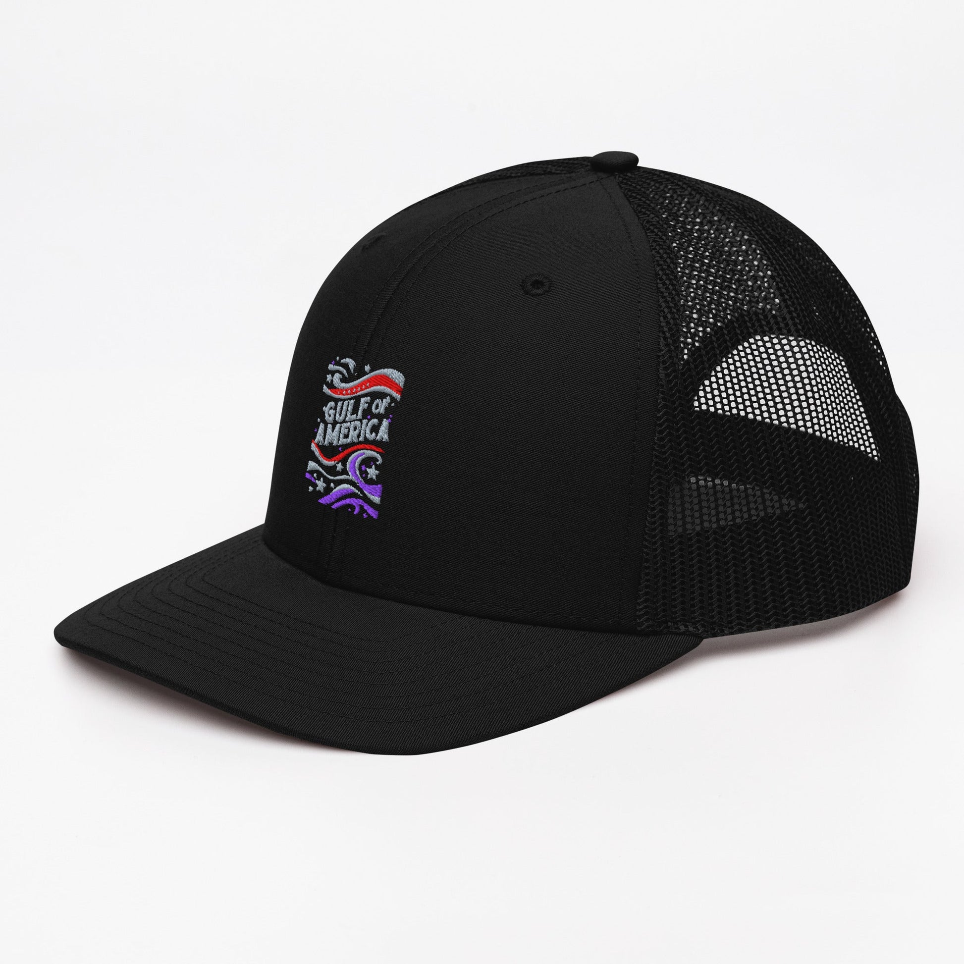 Gulf of America - Streamers and Stars Hat – Premium Modern Trucker Cap - Summer - Beach - USA - Patriotic - 4th of July - Gulf of America®