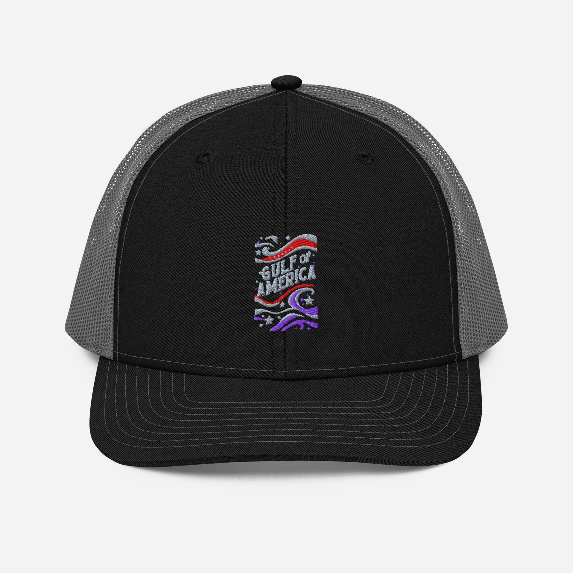 Gulf of America - Streamers and Stars Hat – Premium Modern Trucker Cap - Summer - Beach - USA - Patriotic - 4th of July - Gulf of America®