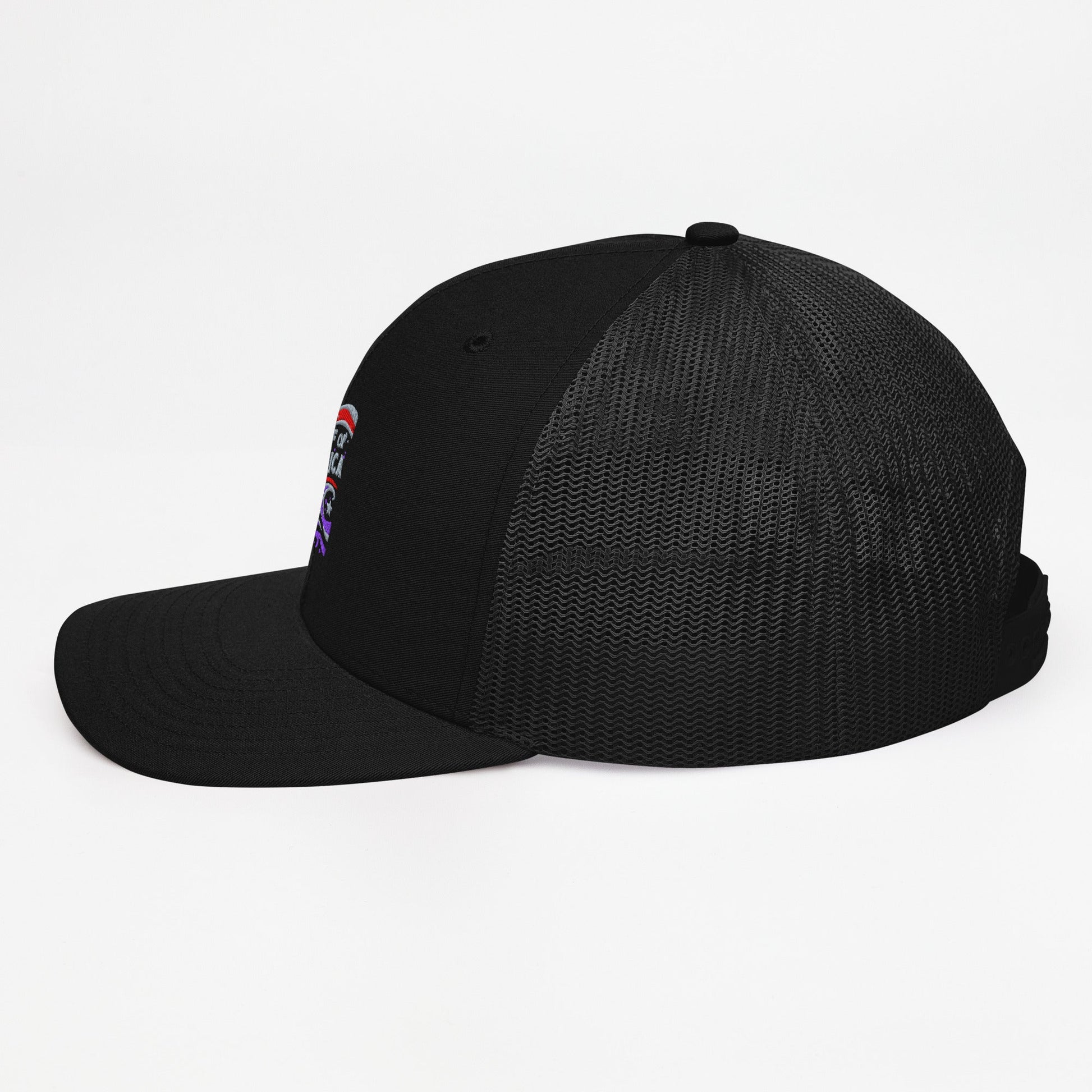 Gulf of America - Streamers and Stars Hat – Premium Modern Trucker Cap - Summer - Beach - USA - Patriotic - 4th of July - Gulf of America®
