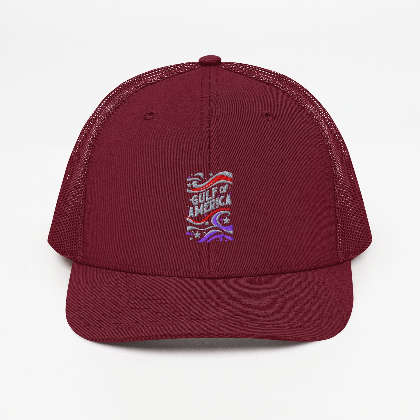 Gulf of America - Streamers and Stars Hat – Premium Modern Trucker Cap - Summer - Beach - USA - Patriotic - 4th of July - Gulf of America®